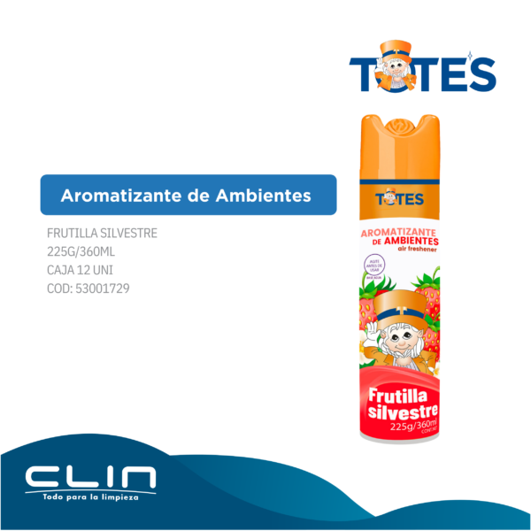 Aromatizante Totes Frutilla Silvestre 225 Gr